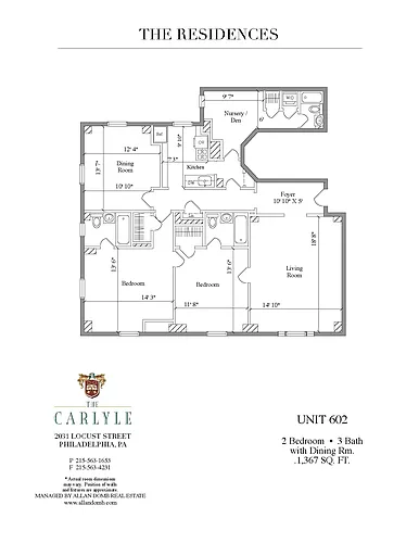 Floor plan 602