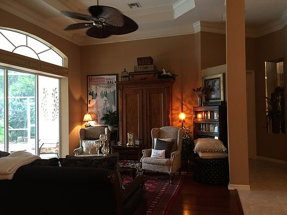 Cherry floors in LR/study