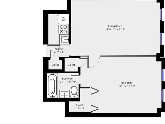 2nd image of 215 W 83rd St APT 11B