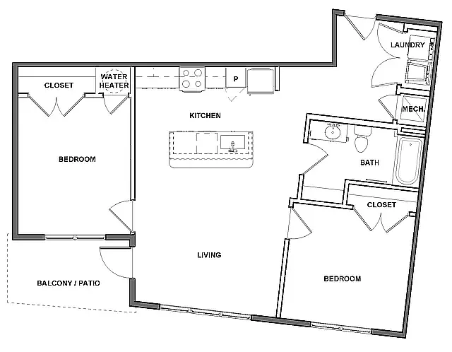 Floor plan Tailgate