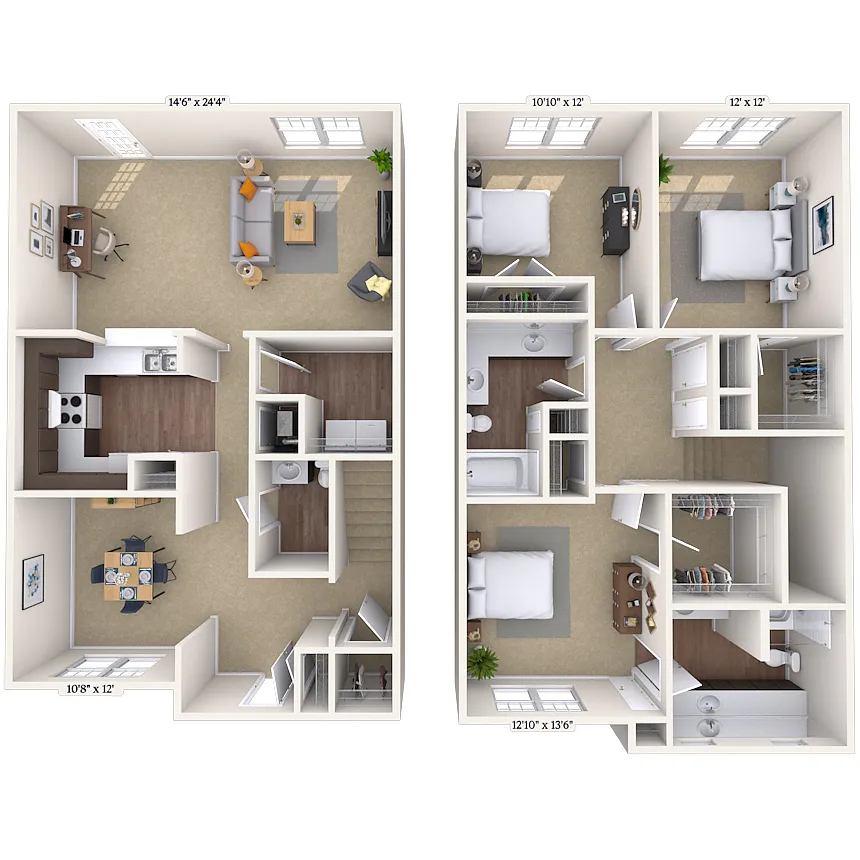 Floor plan 32B