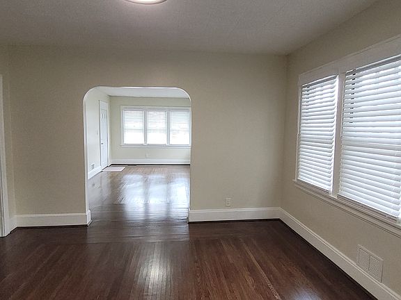Dining room, lots of windows, refinished hard wood floors.