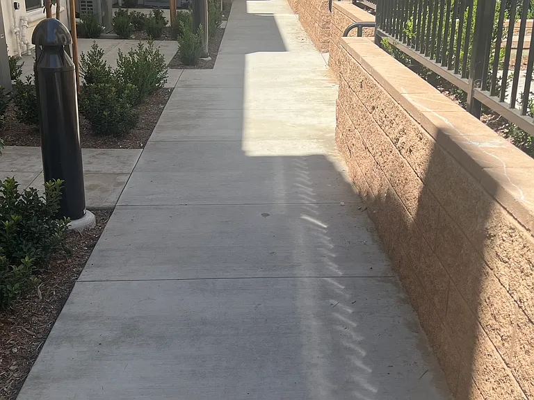 Walkway to home entrance
