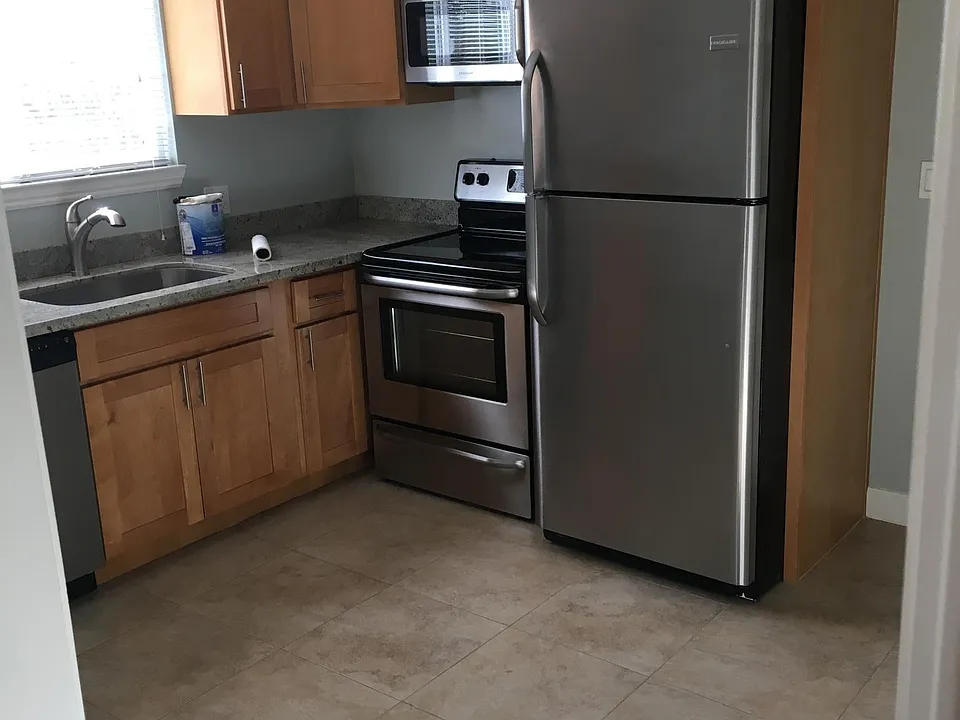 kitchen with stainless steel appliances