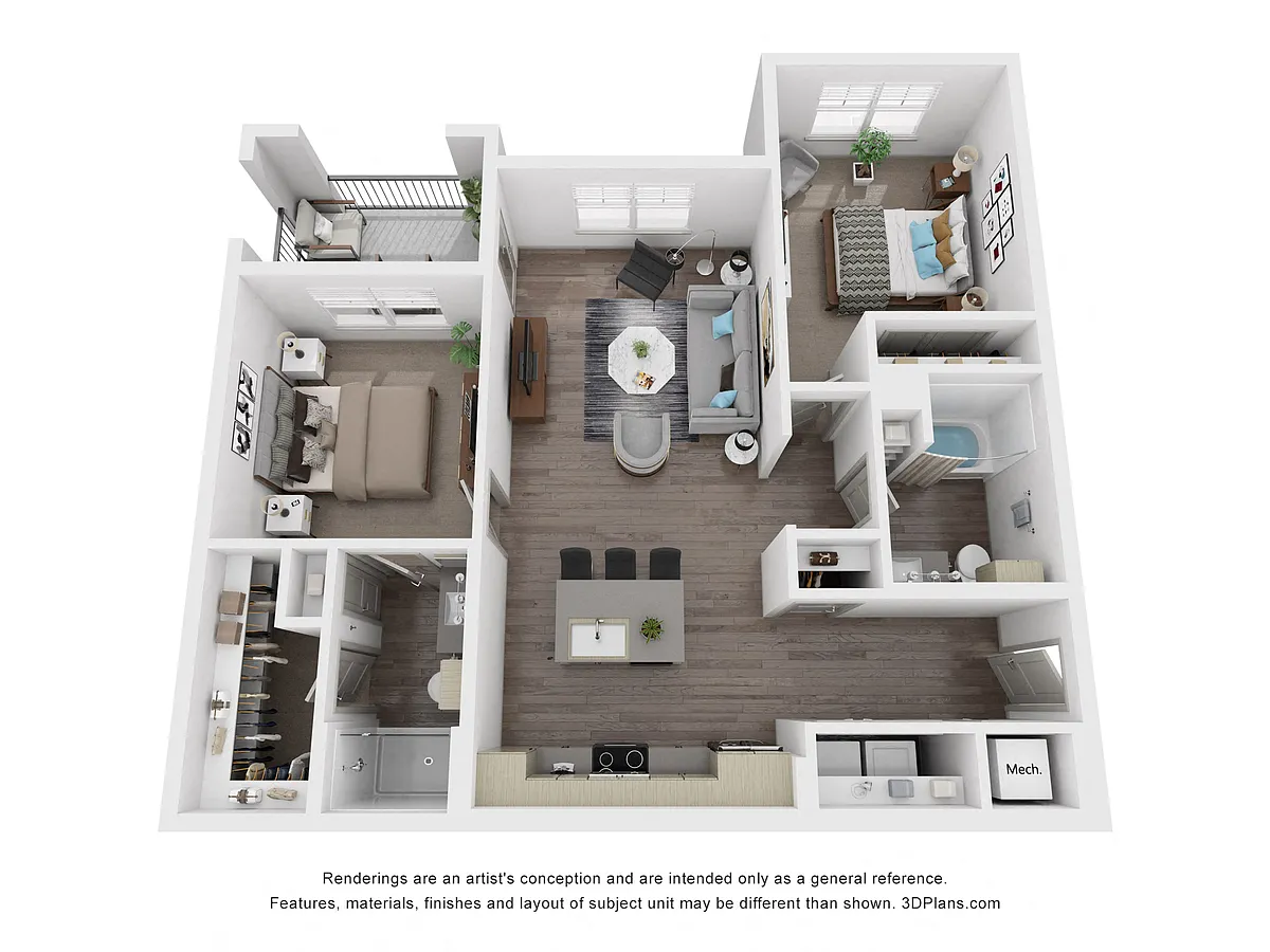 Floor plan The Classic Plus (B1 Plus)