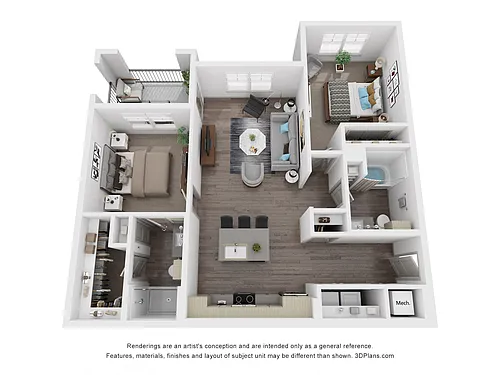 Floor plan The Classic Plus (B1 Plus)