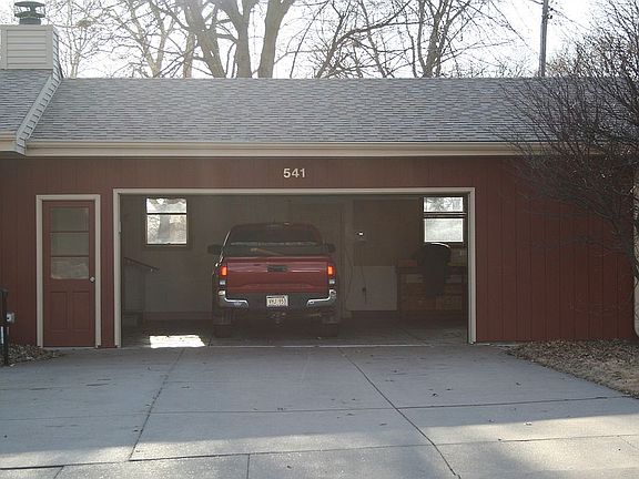 Attached garage