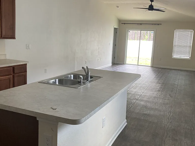 Breakfast bar... open to living area
