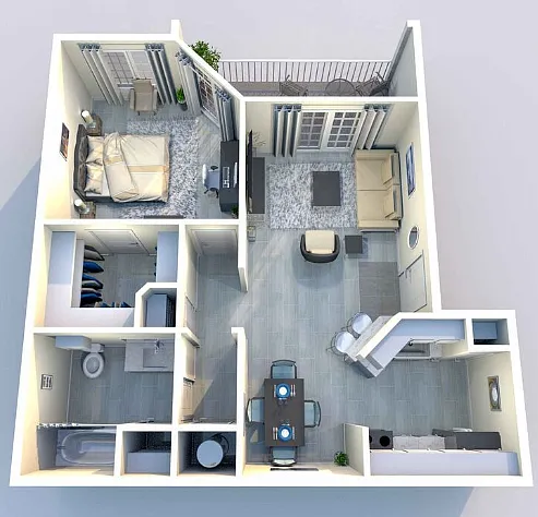 Floor plan The 650