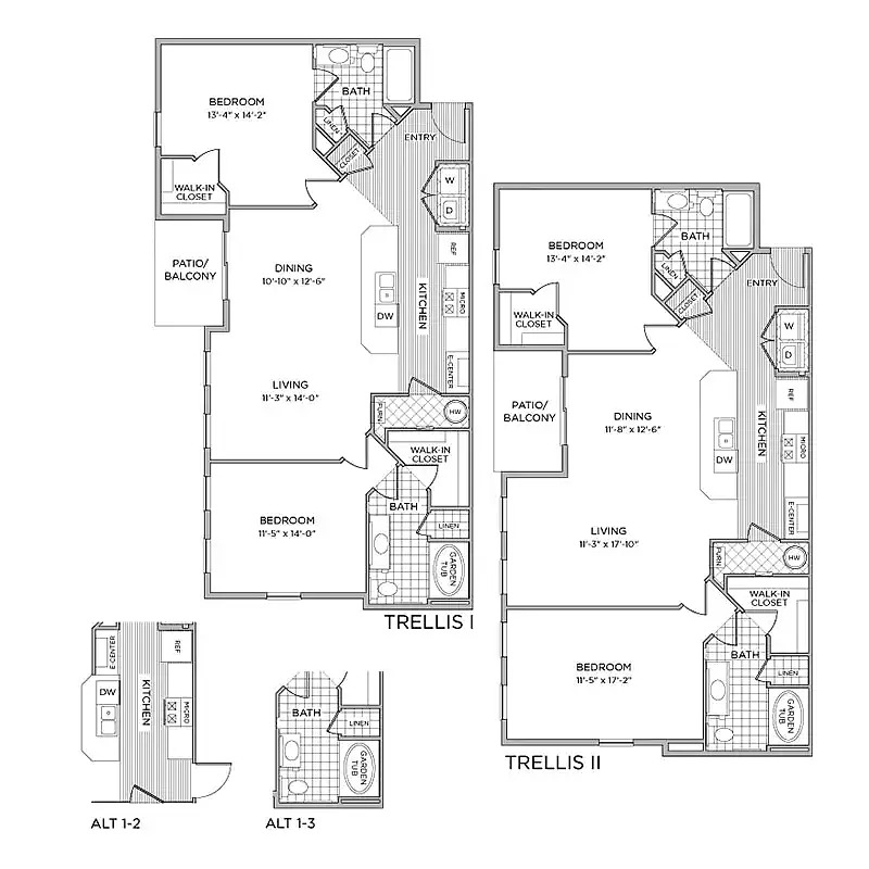 Floor plan Trellis I