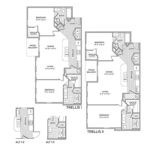 Floor plan Trellis II