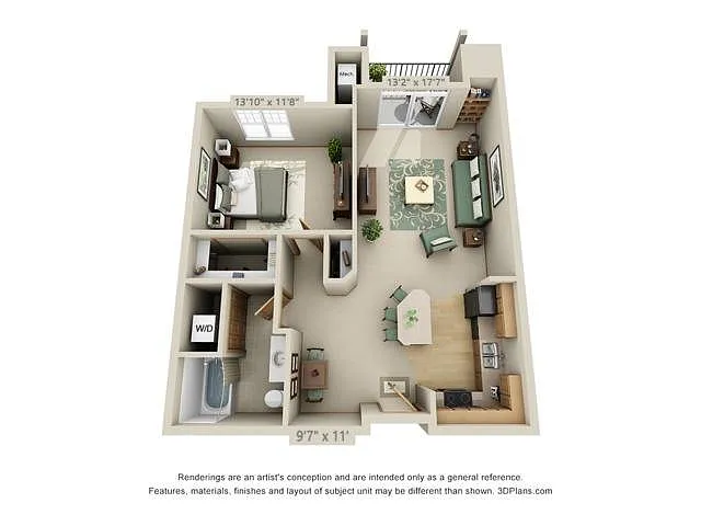 Floor plan Badger