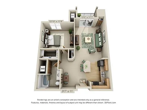Floor plan Badger