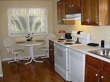 Looking into kitchen