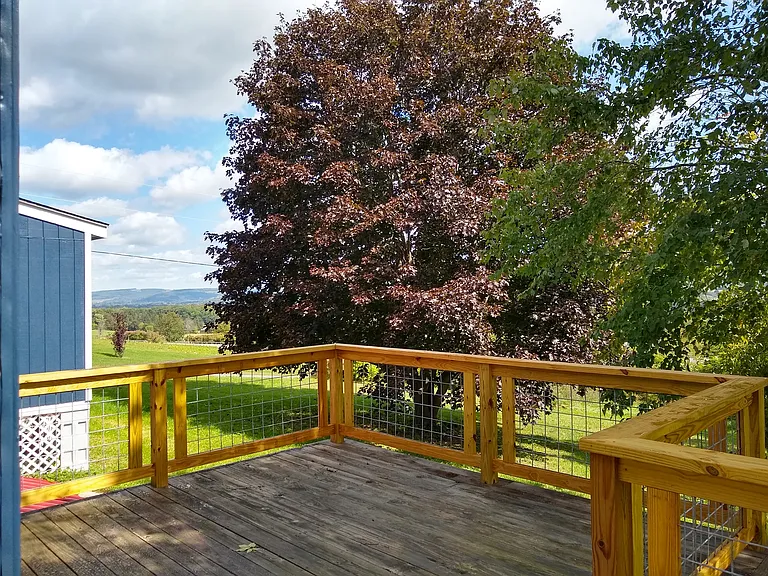 Deck (attached to sunroom)
