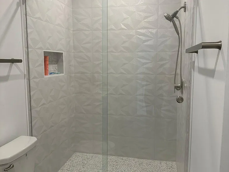 Master shower