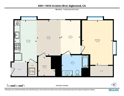 Floor plan 1 BED 1 BATH