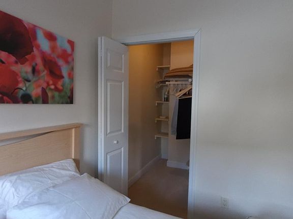 Bedroom with closet