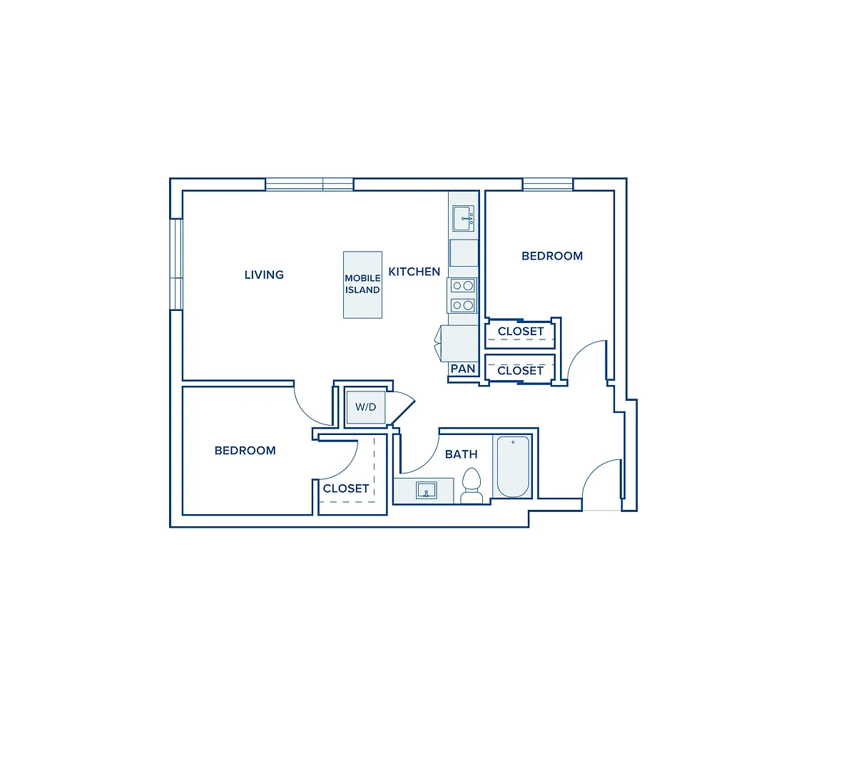 Floor plan ZB01 (MFTE) Income Restricted