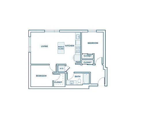 Floor plan ZB01 (MFTE) Income Restricted