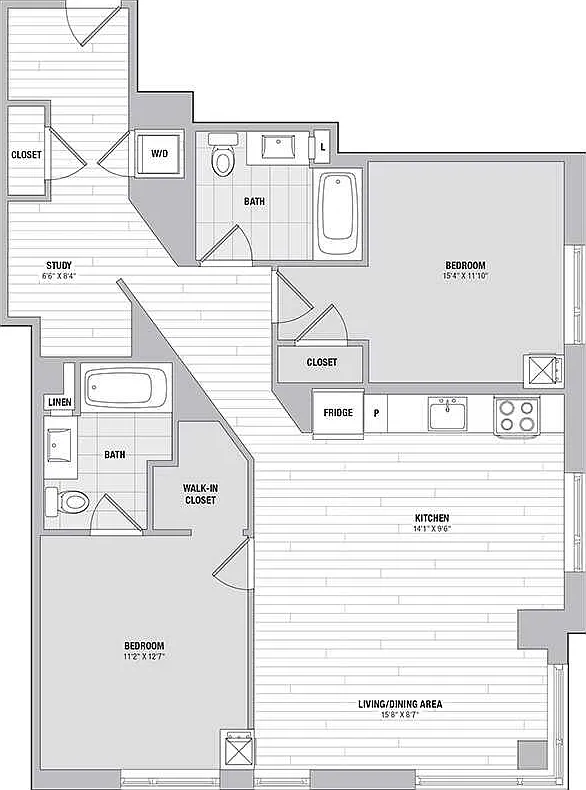 2 bed, $5,240 — Photo 1