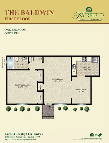 Floor plan The Baldwin - Lower