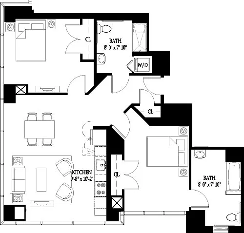Floor plan Vesta 6B