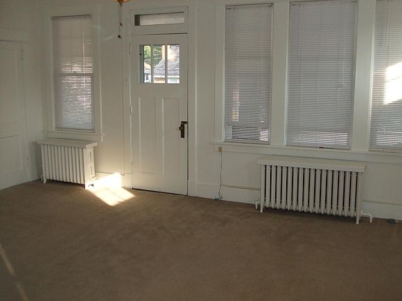 Living room with door to the top porch