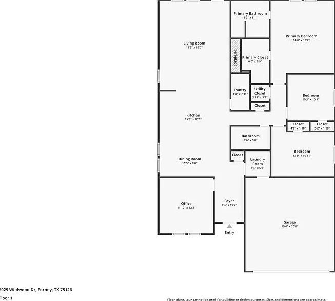 3 bed, 2.0 bath, 1810 sqft, $1,805 — Photo 2