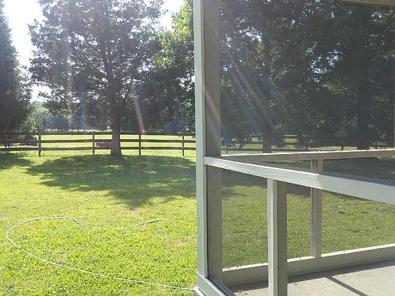 Pasture views from front porch and bedroom windows