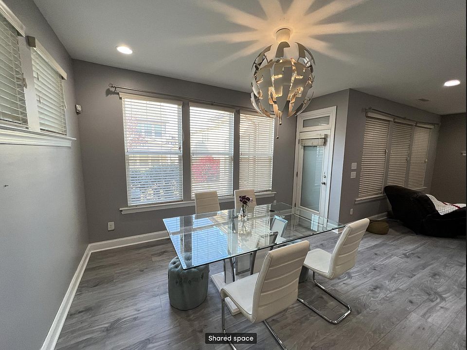 Dining room comes along with dining table and chairs