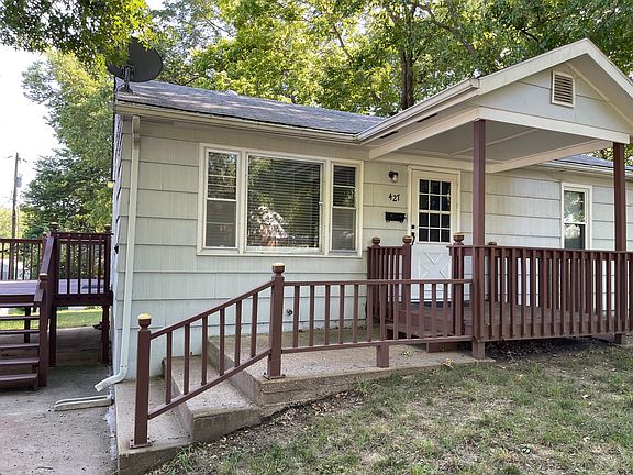 front entrance and front deck