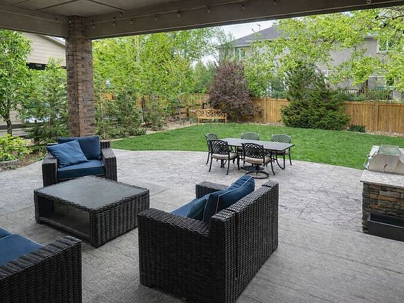 Back Patio with seating area.