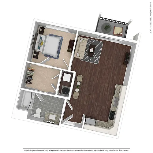 Floor plan The Osbourne at Old Main