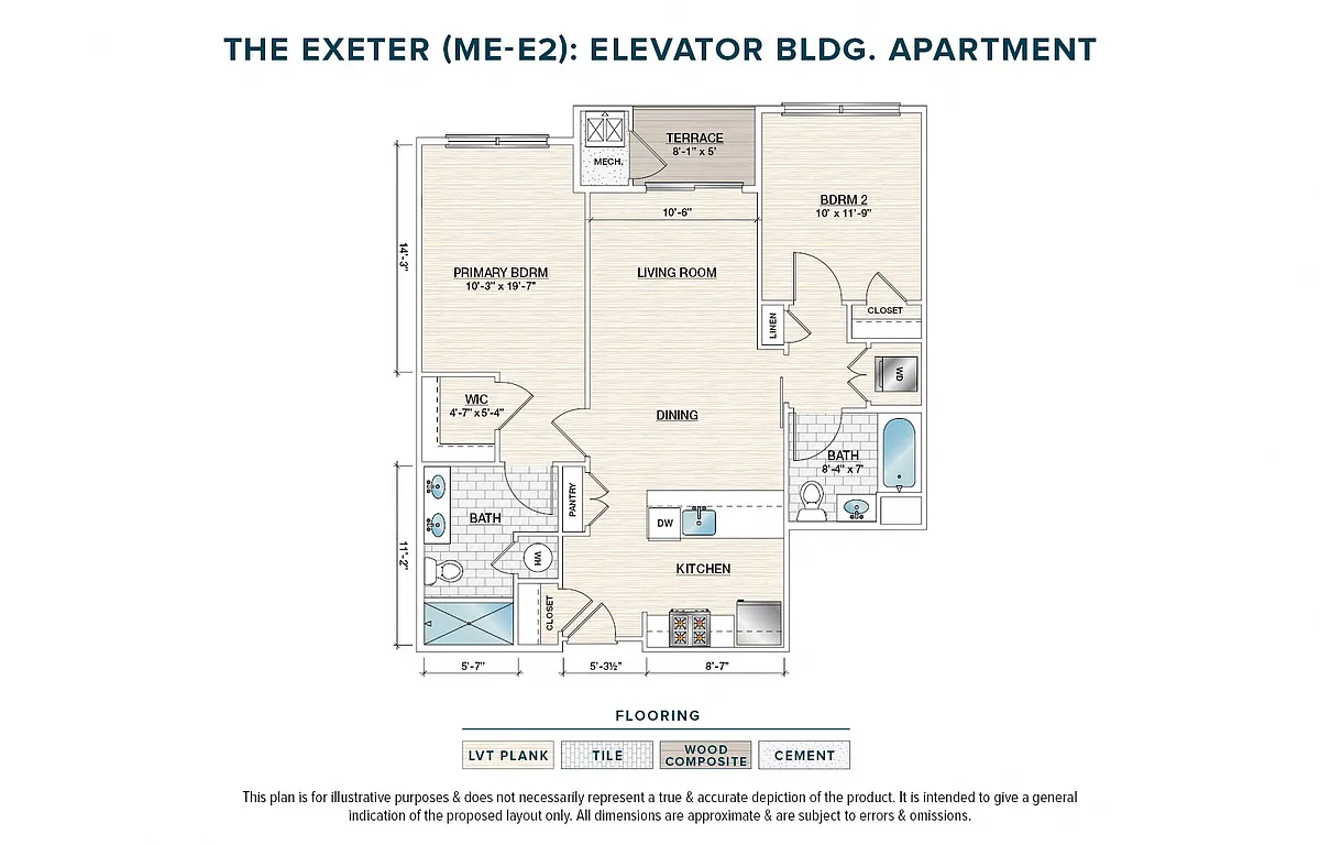 Floor plan The Exeter (ME-E2)