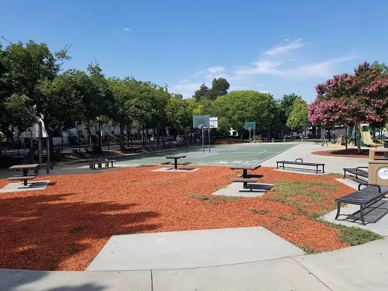 Ryland park just across the street