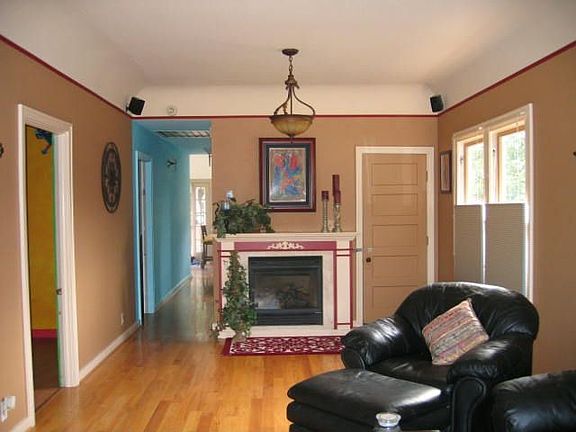 Living/Dining w/Fireplace