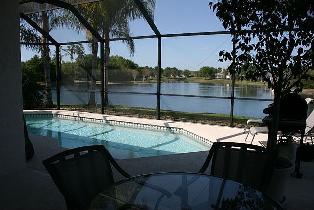 Pool installed in 2006 overlooking lake and preserve