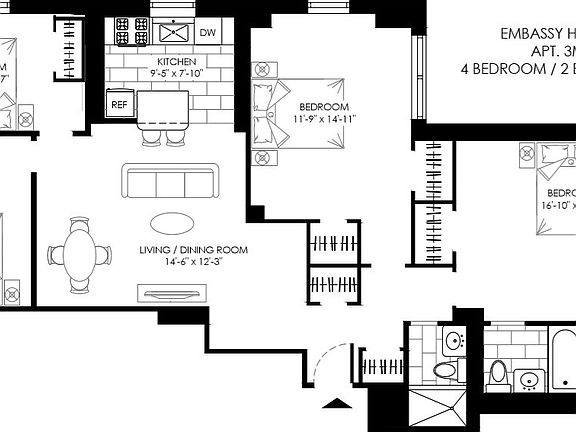 2nd image of 301 E 47th St APT 14M