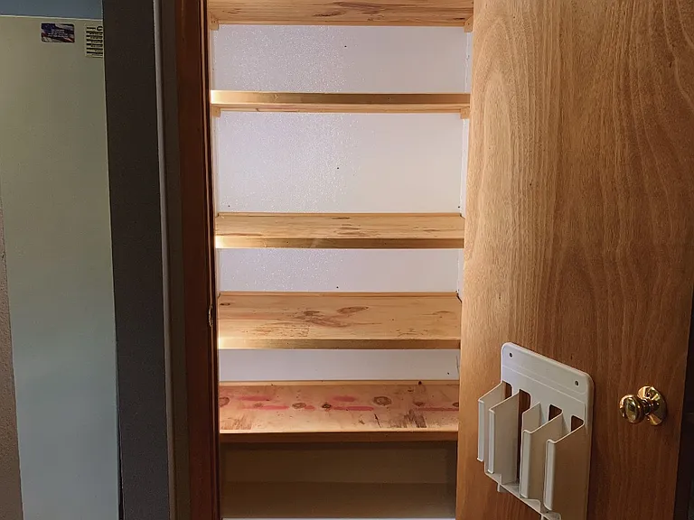 Spacious pantry