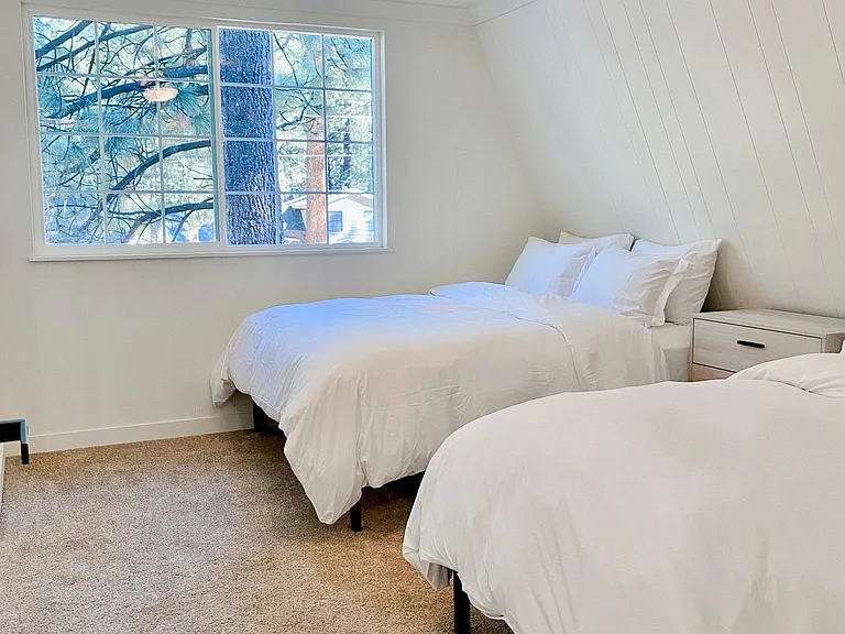 Upstairs double-queen bedroom
