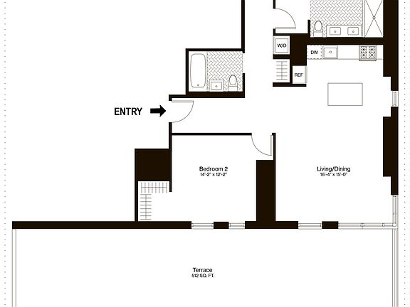 2nd image of 120 Nassau St Penthouse B