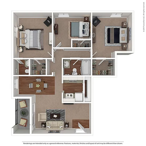 Floor plan The Cambridge