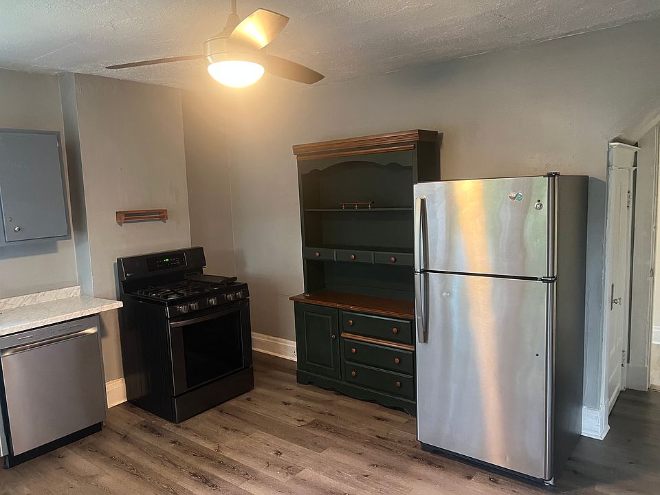 Kitchen is 20ft x 15ft with a side closet. Plenty of storage space and newer appliances