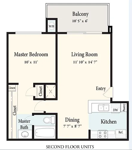 Floor plan Plan B - Upstairs