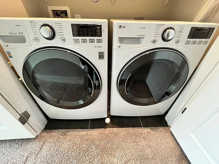 Washer and dryer in unit