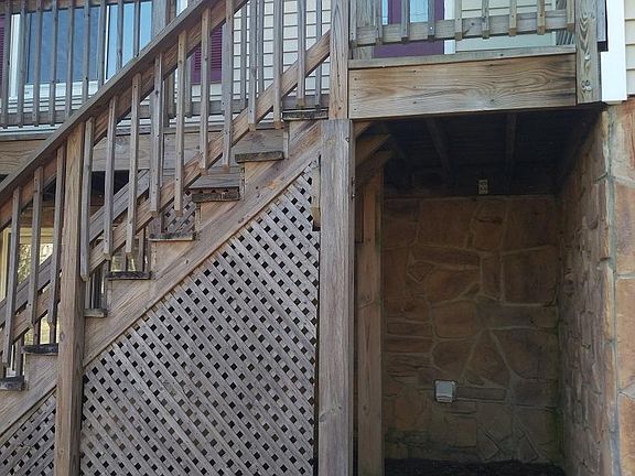 Under deck tool storage