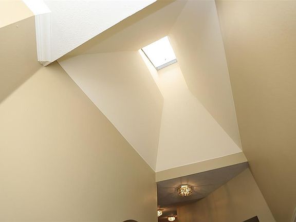 The skylight brings all the outside light in!