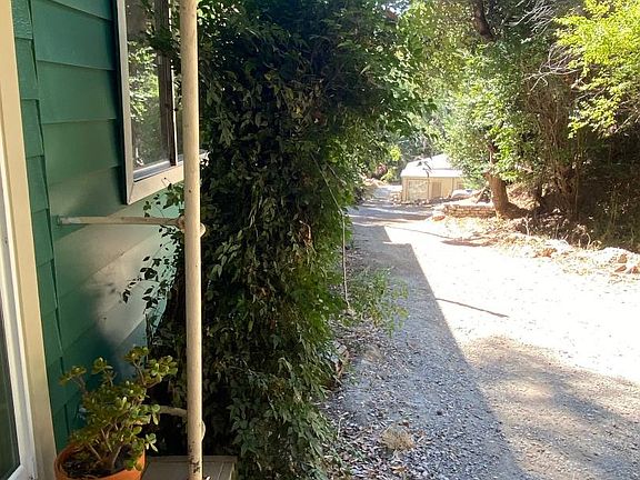 private road to entrance