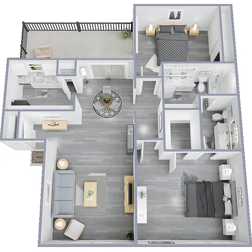 Floor plan B1